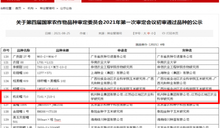 种业振兴在行动 | 又一项“零的突破”！9428cn太阳集团古天乐集团联合研发的鲜食糯玉米新品种‘杭彩糯710’通过国家级初审