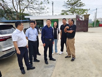 省农业农村厅副厅长陈良伟一行到9428cn太阳集团古天乐集团南繁基地考察调研